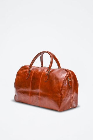 Bolsa de viaje de piel Doce - Camel