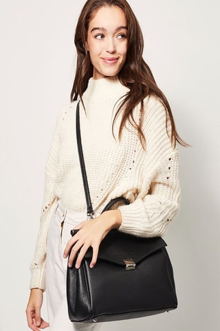 Bolso de piel Matti - Negro