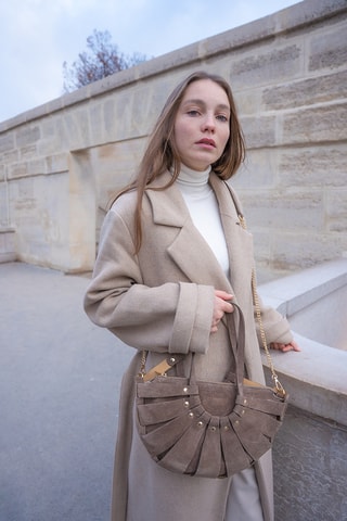 Bolso de nobuk - Topo