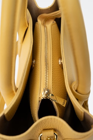 Bolso de piel Alba - Amarillo