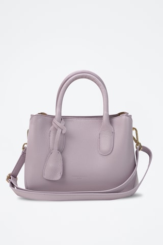 Bolso de piel Alba - Violeta