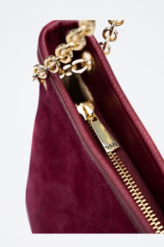 Bolso de piel Mia - Violeta