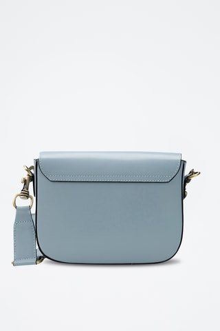 Bandolera de piel Eliane - Azul