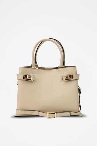 Bolso de piel Nelia - Beige