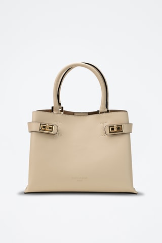 Bolso de piel Nelia - Beige