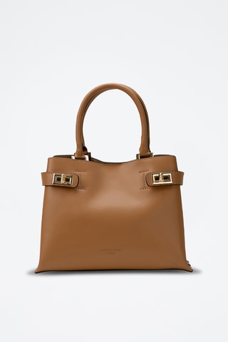 Bolso de piel Nelia - Camel
