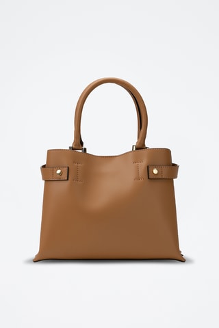 Bolso de piel Nelia - Camel