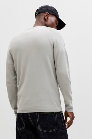 Camisola regular - Cinzento-claro
