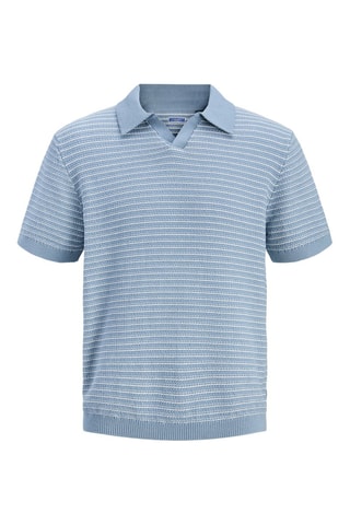 Camisola relaxed em algodão biológico - Azul-claro