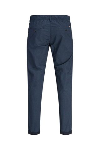 Calças chino slim - Azul-marinho