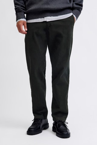 Calças chino relaxed - Preto