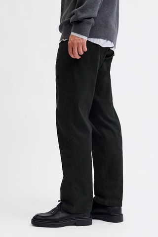 Calças chino relaxed - Preto