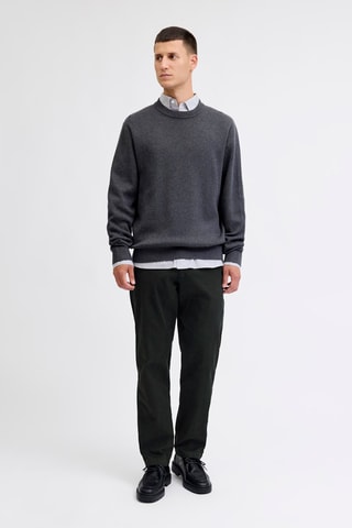 Calças chino relaxed - Preto