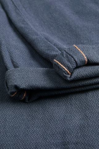 Calças chino slim de cintura semi-subida - Azul-marinho