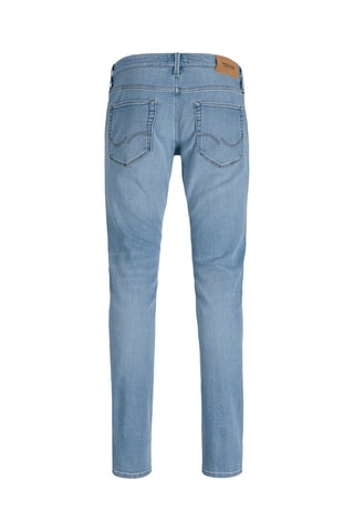Calças de ganga slim em algodão biológico - Azul-claro