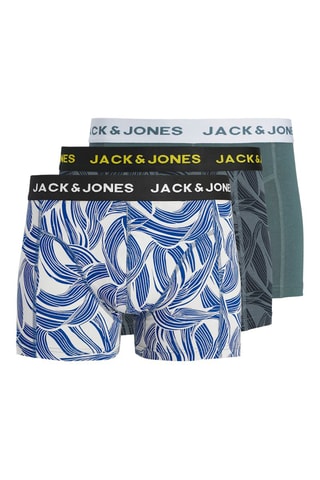 3 boxers em algodão biológico - Multicolor