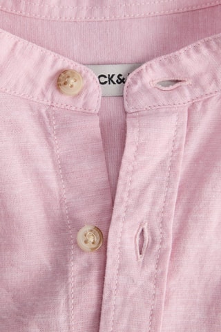 Camisa slim em linho - Rosa