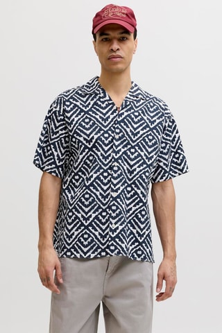 Camisa larga - Azul-marinho
