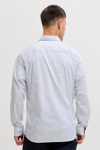 Camisa slim em algodão biológico - Branco