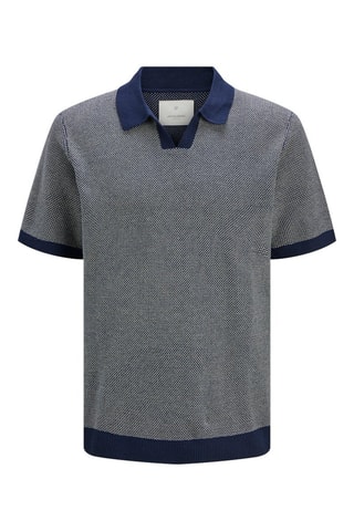 Polo regular - Azul-marinho
