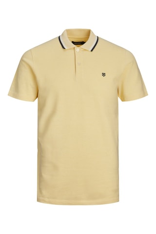 3 polos slim - Amarelo e azul