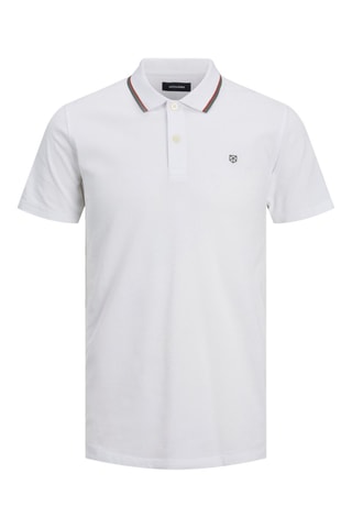 3 polos slim - Azul-marinho e branco