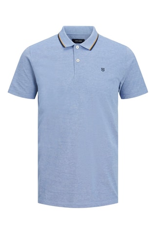 3 polos slim - Azul-marinho e branco