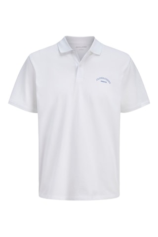 Polo regular em algodão biológico - Branco