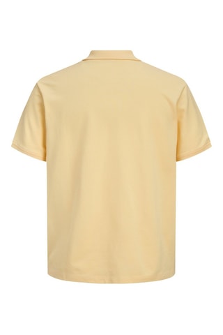 Polo regular em algodão biológico - Amarelo