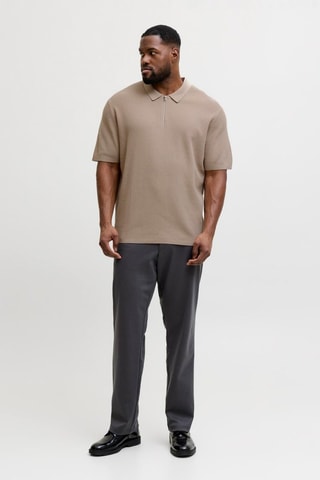 Polo relaxed - Castanho