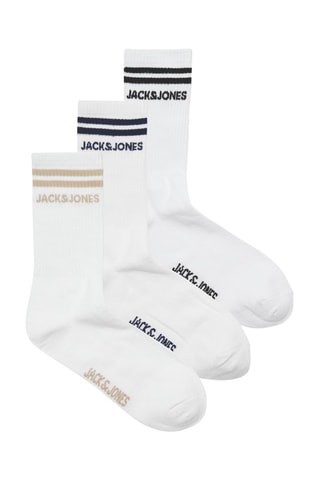3 pares de meias - Branco