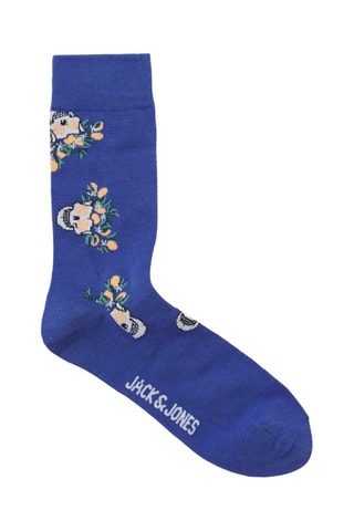 3 pares de meias - Preto e azul-escuro