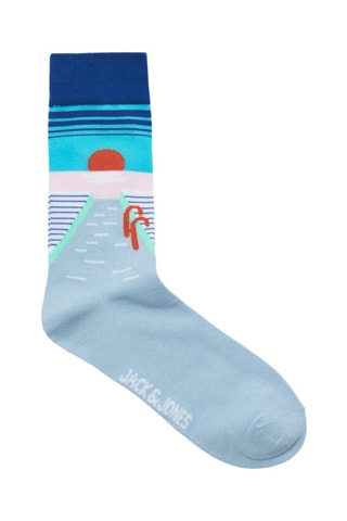 3 pares de meias - Azul