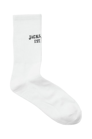 3 pares de meias - Antracite e branco