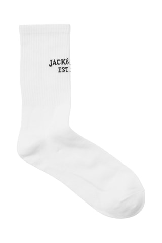 3 pares de meias - Bege e branco