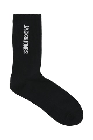 3 pares de meias - Branco e preto