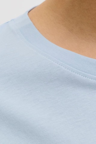 T-shirt - Azul e mostarda