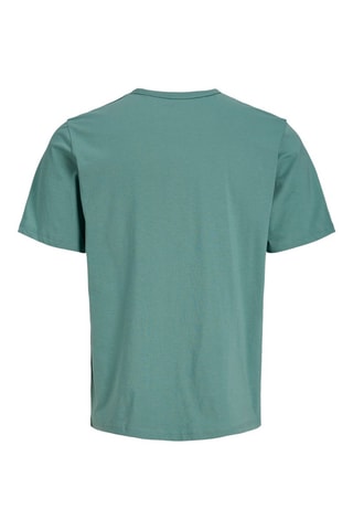 T-shirt em algodão biológico - Turquesa