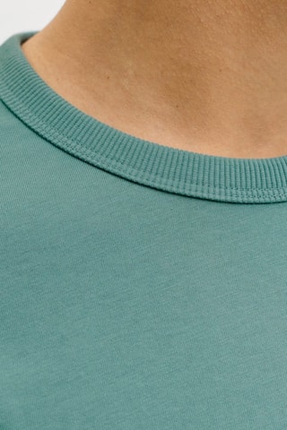 T-shirt em algodão biológico - Turquesa