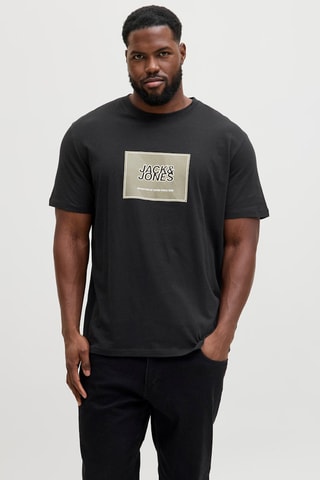 T-shirt em algodão biológico - Preto