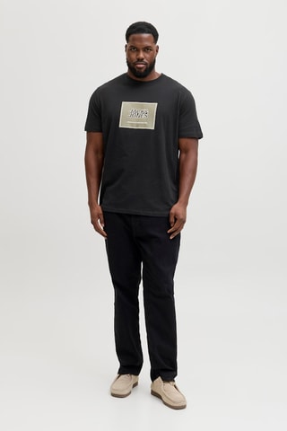 T-shirt em algodão biológico - Preto