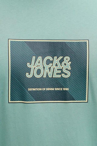 T-shirt em algodão biológico - Turquesa