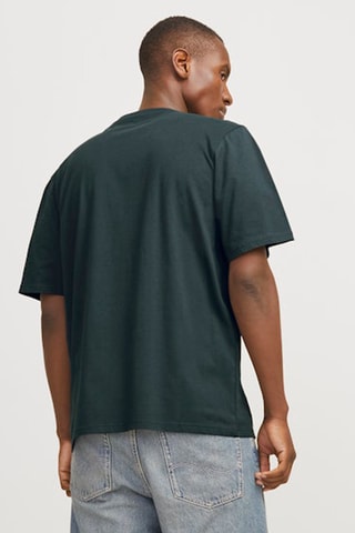 T-shirt relaxed - Verde-escuro