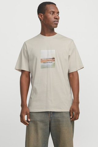 T-shirt relaxed - Bege