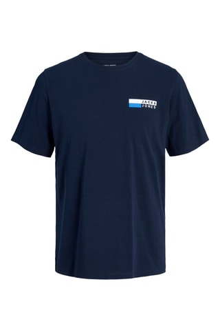 T-shirt regular - Azul-marinho