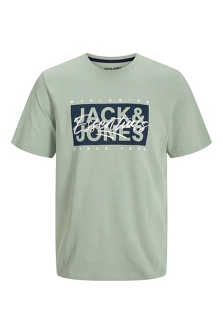 4 t-shirts regular - Branco e bege