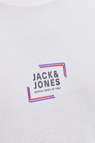 T-shirt regular em algodão biológico - Branco