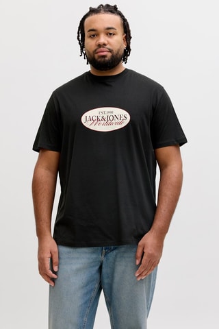 T-shirt em algodão biológico - Preto
