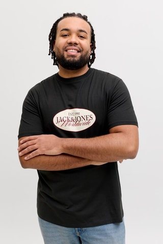 T-shirt em algodão biológico - Preto