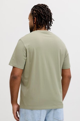 T-shirt em algodão biológico - Caqui